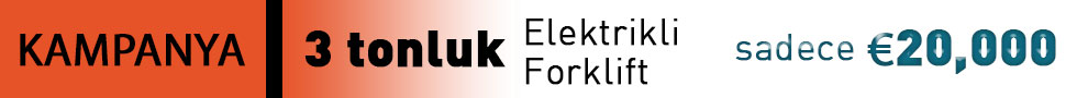 3 Tonluk Elektrikli Forklift